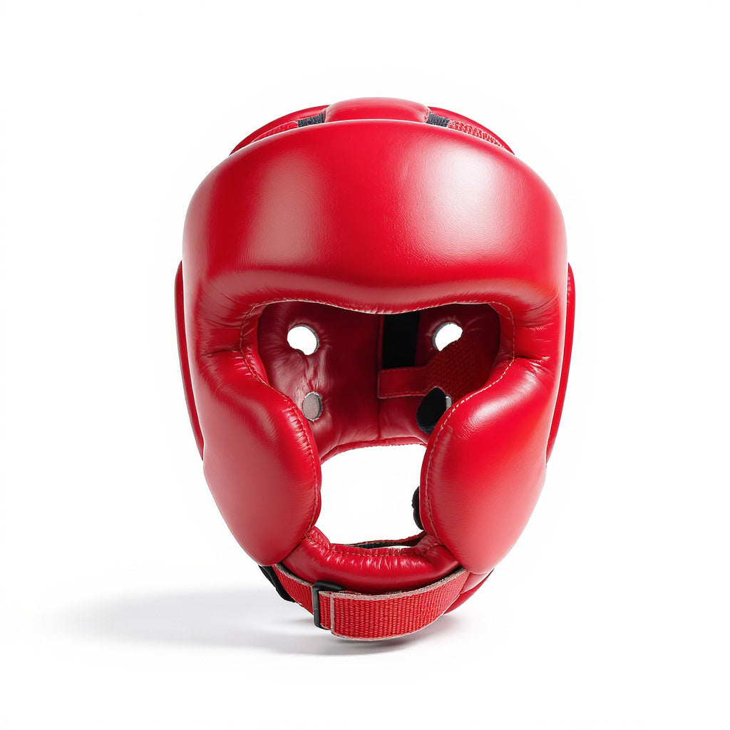Hero shot of Padded Foam Boxing Headgear on white studio background, full product visible