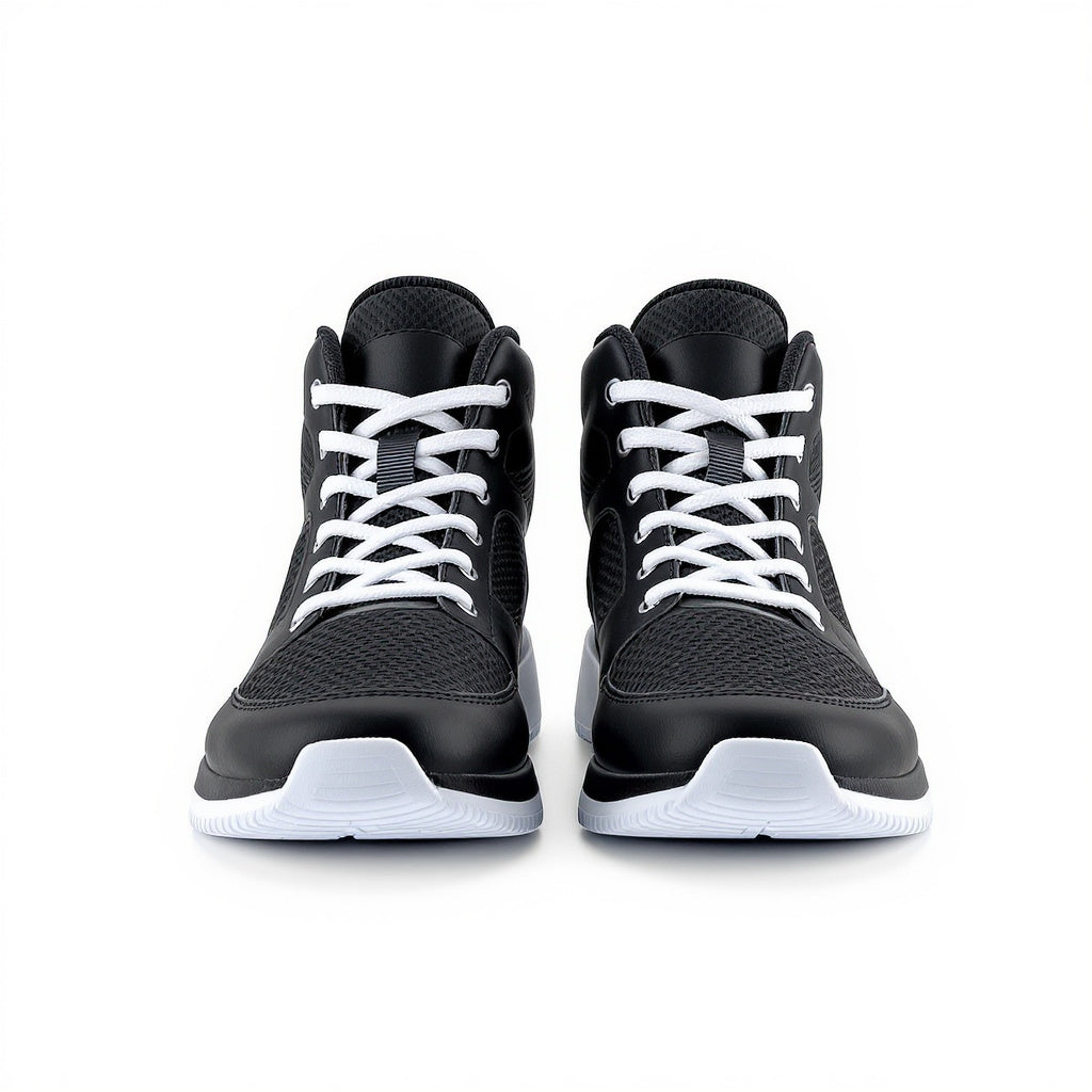 Hero shot of Synthetic Boxing Shoes on white studio background, full product visible